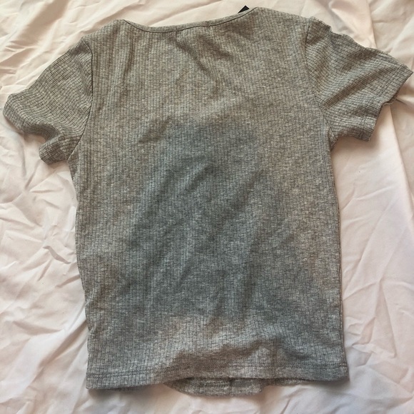 Button On Down Ripped Tee - Picture 5 of 5